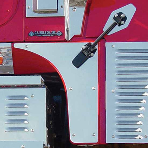 430 Stainless Steel Lower Hood Latch/Cowl Covers With External Breathers, Full-Length Cowl For Ihc 9900Ix