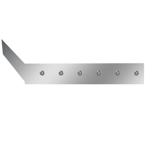 4 Inch Stainless Steel Cab Panels With 12 Amber/Clear Led 3/ Lights For International Prostar