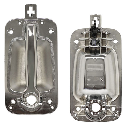 Chrome Exterior Door Handle, Driver Side For International