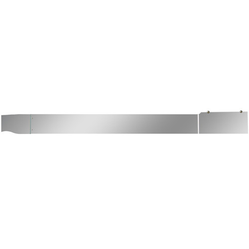 73 Inch Stainless Steel Blank Sleeper Panels For International Prostar With Fairings, Rear Stack