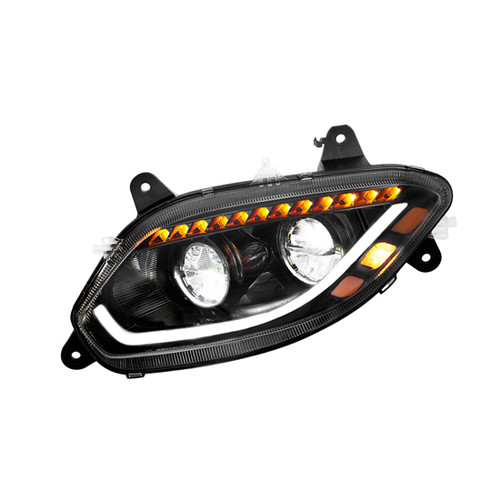 Black Led Headlight 86 Diode For International Lt 2018-2024
