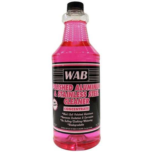 Wab Polished Aluminum And Stainless Steel Cleaner - 1 Quart