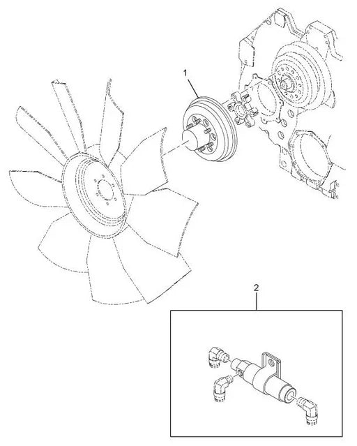 7087714C91 | Genuine International Fan Drive Kit