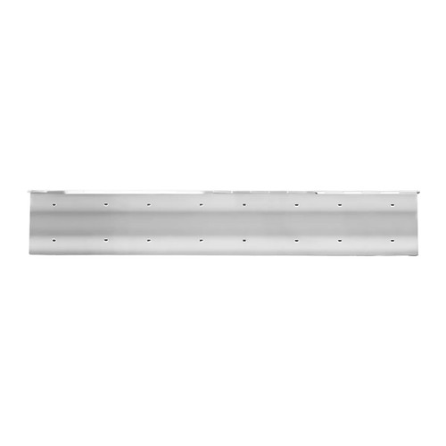 8 Inch 18 X Chrome Steel Single Frame License Plate Holder Square