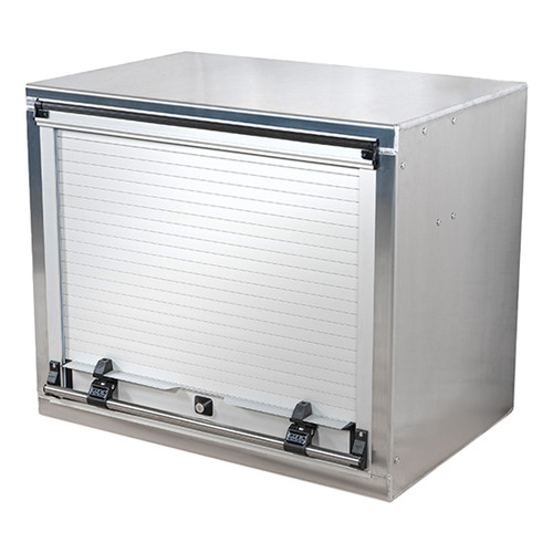 36 X 24 X 24 Inch Smooth Aluminum Toolbox W/ Roll Up Door