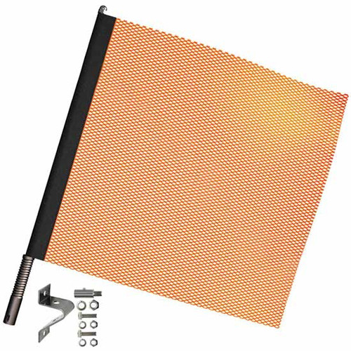 Orange Jersey Safety Flag Kit W/ Quick Mount Bracket