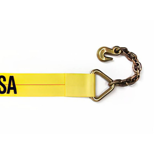 4 X 18 Inch Fixed End Strap With Chain Anchor