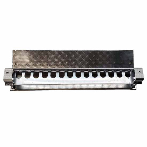 Weld On 18 Inch Aluminum Locking Chain Rack