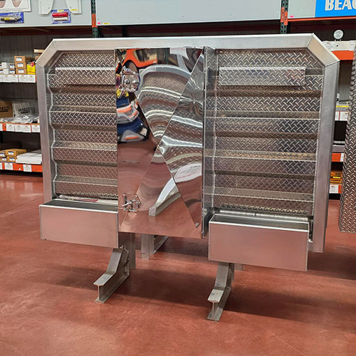 Cab Rack 68 X 80 Inch W/ Center Toolbox, 2 Chain Racks & 2 Trays