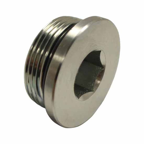 8 Inch 1-5/-12 Steel O-Ring Boss Hex Plug Hollow 706850020, Obhhp20