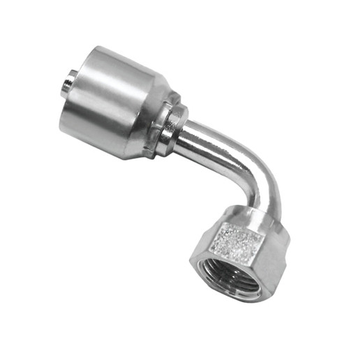 8 Inch Hydraulic Hose Fitting Sae 45 Female 90 Thread 3/8 Id X 5/-18