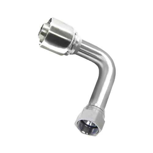 16 Inch Hydraulic Hose Fitting Jic 37 Female 90, Thread 1 Id X 1-5/- 12