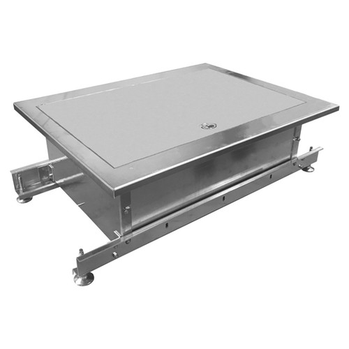 20 Inch Stainless Steel Merritt Dynadeck Slide In Rail Deck Plate Accessories, Storage Box Only