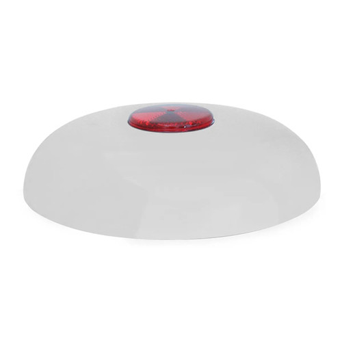 7 Inch 6.25 - Chrome Horn Cover With Center Red Reflector