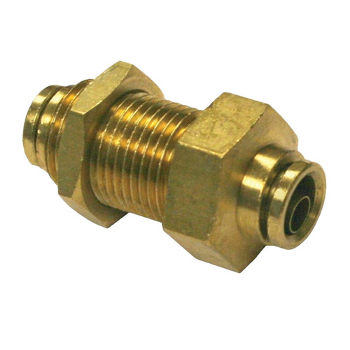 8 Inch 3/ Brass Plc Bulkhead Union