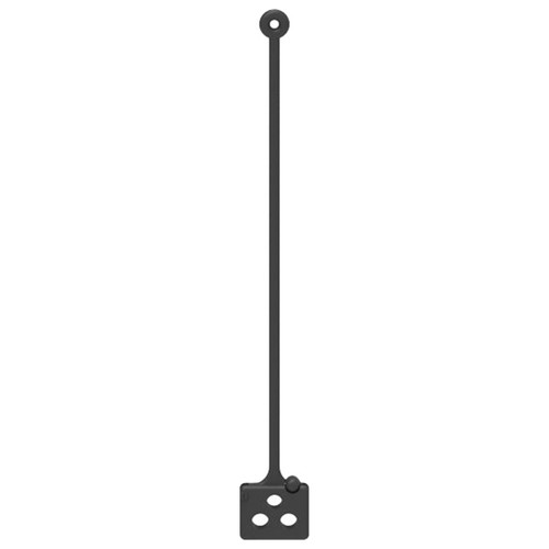 24 Inch Rubber Hose And Cable Suspender With Three 3/8 Inch Holes