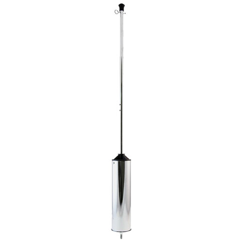 45 Inch Chrome Fat Can Pogo Stick
