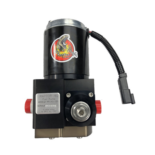 Raptor Fuel Pump W/ Preset 17 PSI& 9/16 Inch 18 ORB Outlet Fitting By AirDog