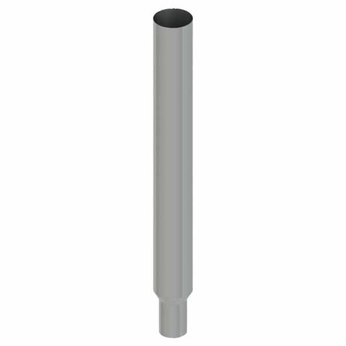 30 Inch Flat Top Exhaust Stack W/ 7 X 5 Inch OD & Extended Reduction Design By Lincoln Chrome