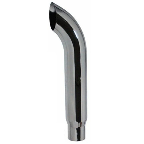 96 Inch Bestfit 7-5 X Chrome Curve Turn Exhaust Stack