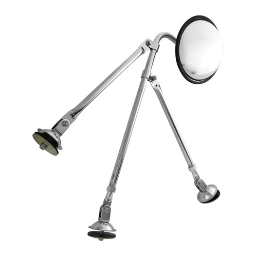 2 Inch 8 1/ SS Wide Angle Convex Mirror Tripod, Fender Mount
