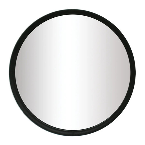 7 Inch Chrome Convex Mirror With L Bracket, Center Mount