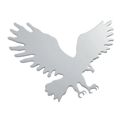 Medium Chrome Eagle Cutout, Right Facing - Tape Mount
