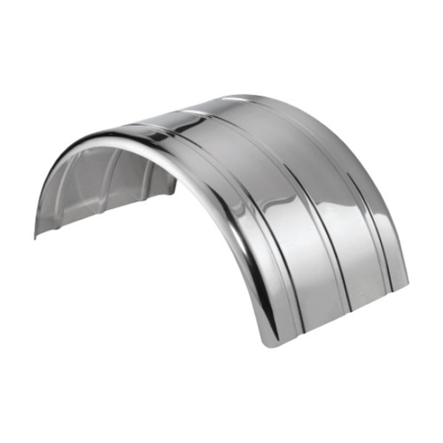 66 Inch Tphd Stainless Steel 3 Rib Full Radius Fender With 2 Inch Flange