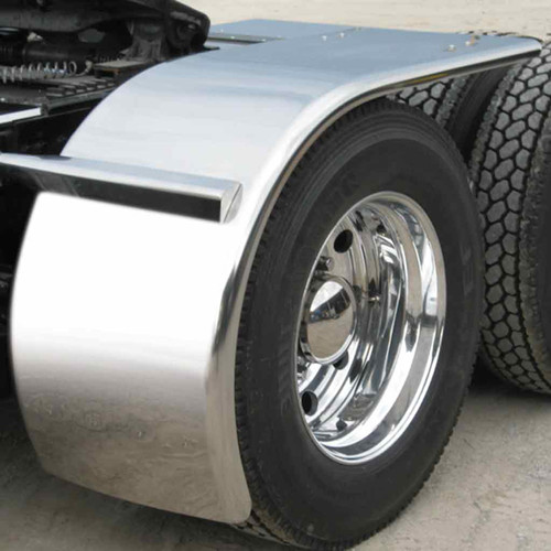 Stainless Steel Rollin’ Lo Half Fender 80 Inch W/ 35 Inch Drop