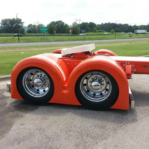 Project One Double Hump Fender Set Fiberglass 38 Inch Drop W/ 5.5 Inch Lip Fits 52 & 54 Inch Axle Spread