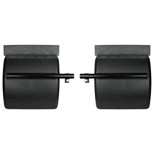 Black Poly Quarter Fenders - Pair