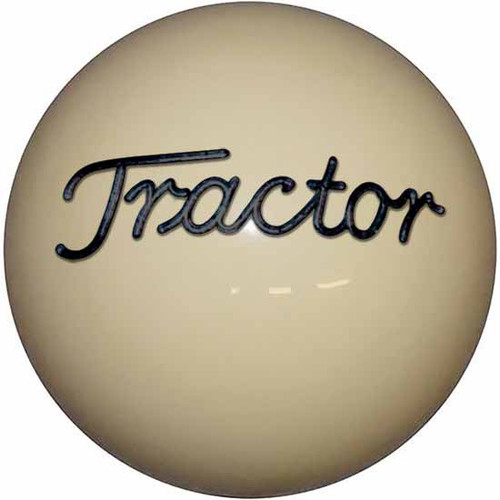25 Inch 2.1 Vintage Ivory Engraved Tractor Brake Knob For Threaded Dash Air Brake Valve