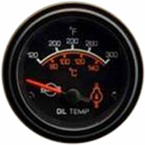Isspro Electric Water Temperature Gauge 120-300F With Black Bezel