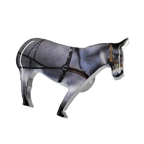 Donkey Shaped Knob Chrome Aluminum