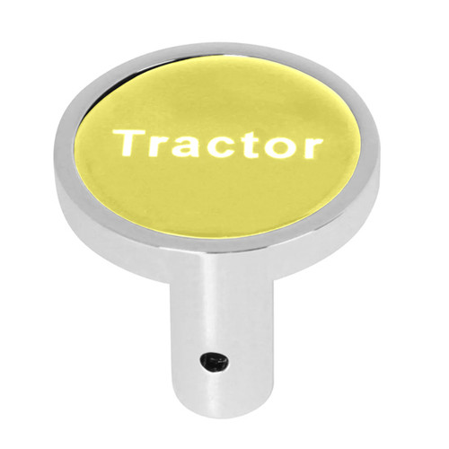 Tractor Long Pin Mount Air Valve Knob With Gold Sticker