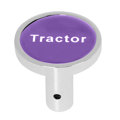 Tractor Long Pin Mount Air Valve Knob With Purple Sticker