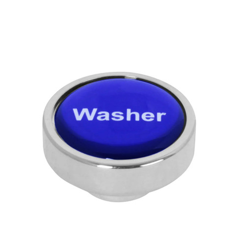 16 Inch 1-3/ Chrome Aluminum Washer Dash Control Knob With Blue Sticker