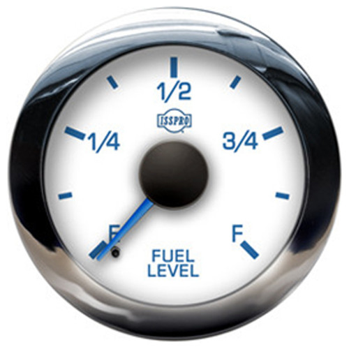 16 Inch Isspro Ev2 2-1/ Fuel Level Gauge Kit With Built In Warning Light