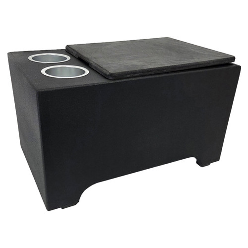 20 X 12.5 X 12 Inch Center Console W/ Dual Cup Holders And Storage Fits Trucks W/ Manual & Automatic Transmissions