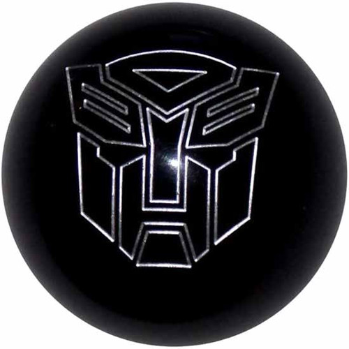 25 Inch 2.1 Autobot Black/Silver Brake Knob- Threaded