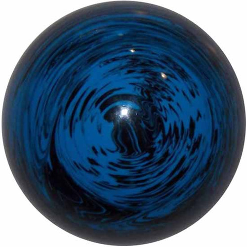 25 Inch 2.1 Marbled Black/Blue Brake Knob For Threaded Dash Air Brake Valve