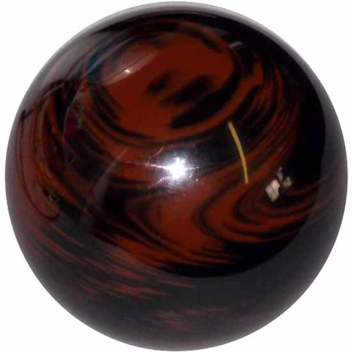 25 Inch 2.1 Marbled Black/Brown Brake Knob For Threaded Dash Air Brake Valve