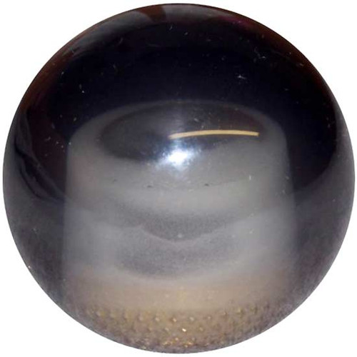 25 Inch 2.1 Transparent Black Brake Knob For Threaded Dash Air Brake Valve