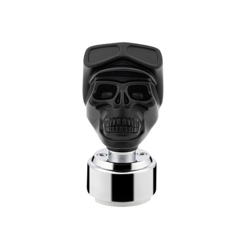 Skull Biker Shift Knob Thread On W/ Adapter Fits Eaton Fuller 9/10 Shifter Valve