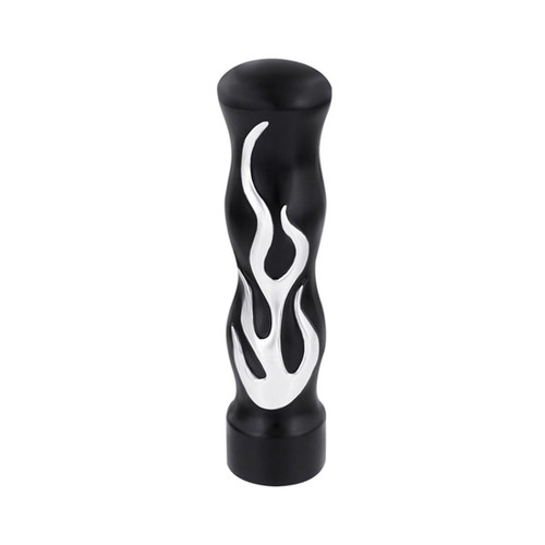 2 Inch 1/-13 Thread On Chrome / Black Flame Gearshift Knob