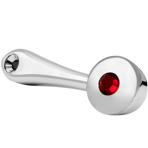 Chrome Window Crank Handle With Red Jewel