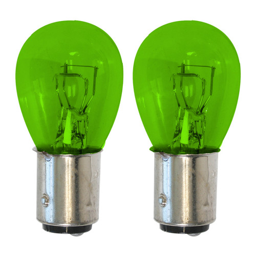 Green 12 V 1157 Miniature D.C. Index Bulb Base Replacement Light Bulbs