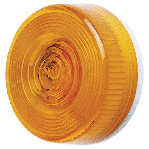 75 Inch 2.8 Round Amber Incandescent Marker/ Clearance Light, Surface Mount
