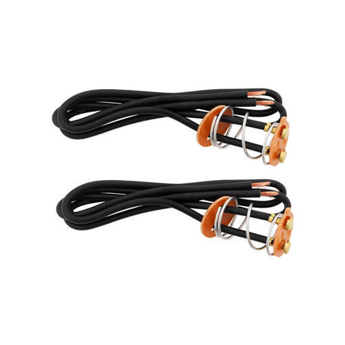2 Light Socket Bases & 2 Wire Bases W/ Fiber Washers & Tension Springs Replaces GM 8886101