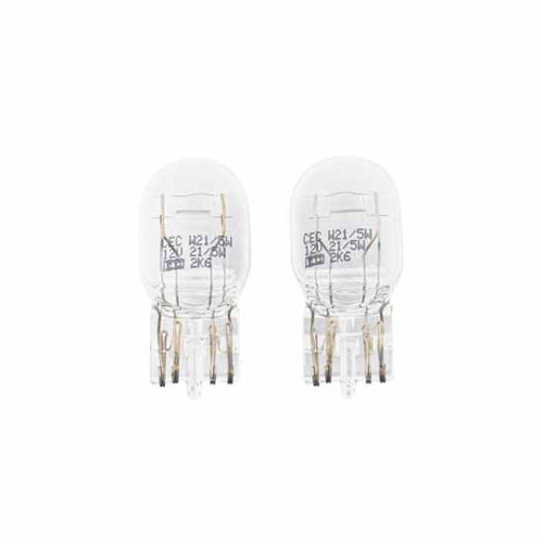 2 Pack 7443 Incandescent Bulb T 6.5 Wedge